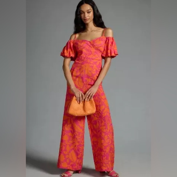 New Women’s Ranna Gill Off-The-Shoulder Jumpsuit By Anthropologie!!🔥🔥🔥